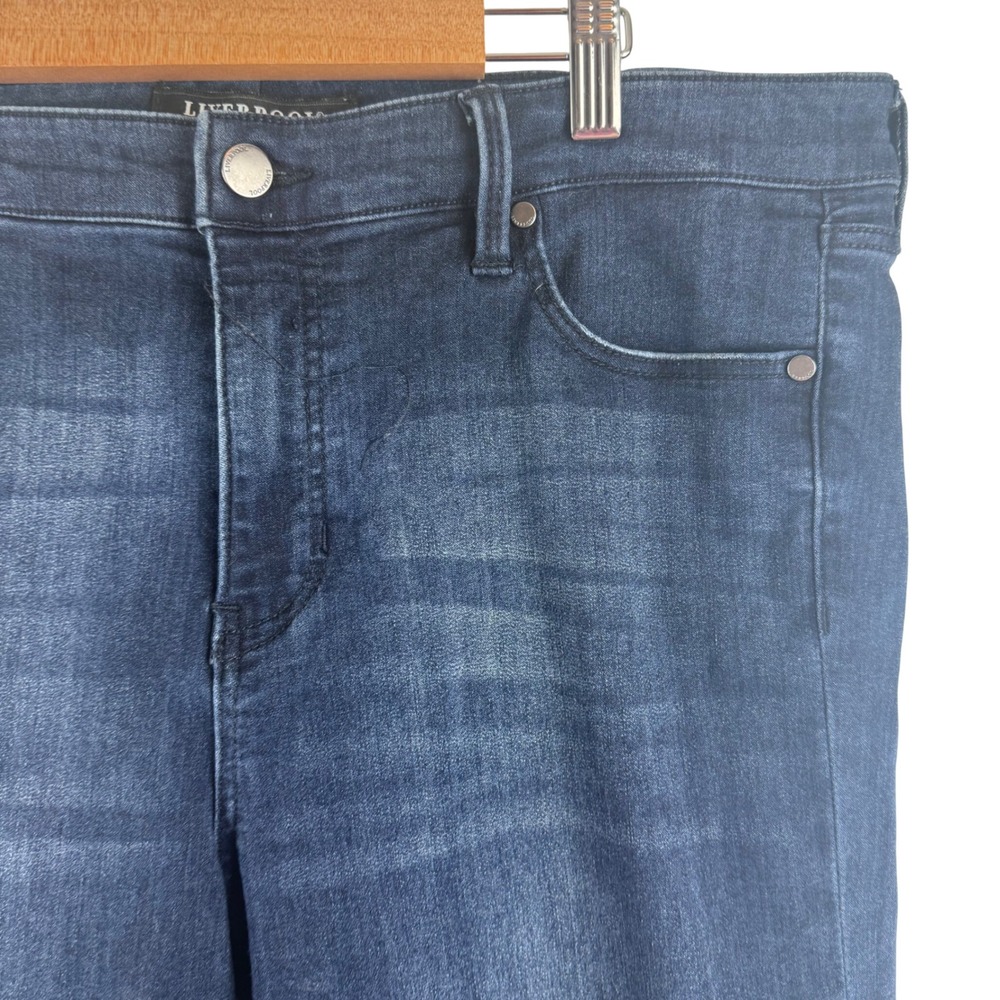 Liverpool Ankle‎ Skinny Jeans Womens 14 Westport Wash Blue High Rise LM2005F64